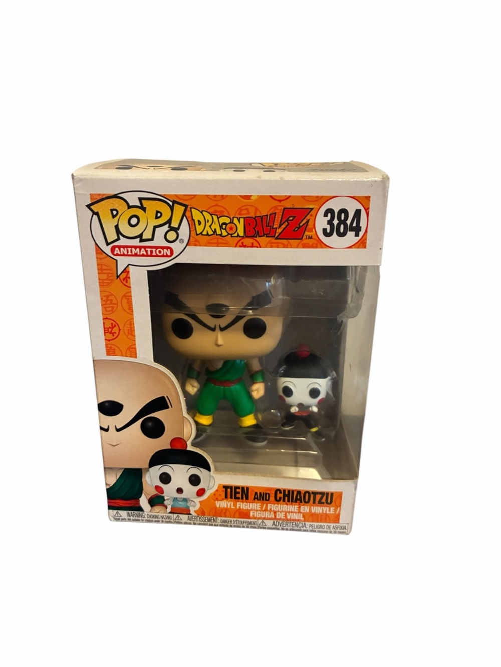 Funko Pop Dragon Ball Z Tien and Chiaotzu #384 Vinyl Figure DBZ Animation
